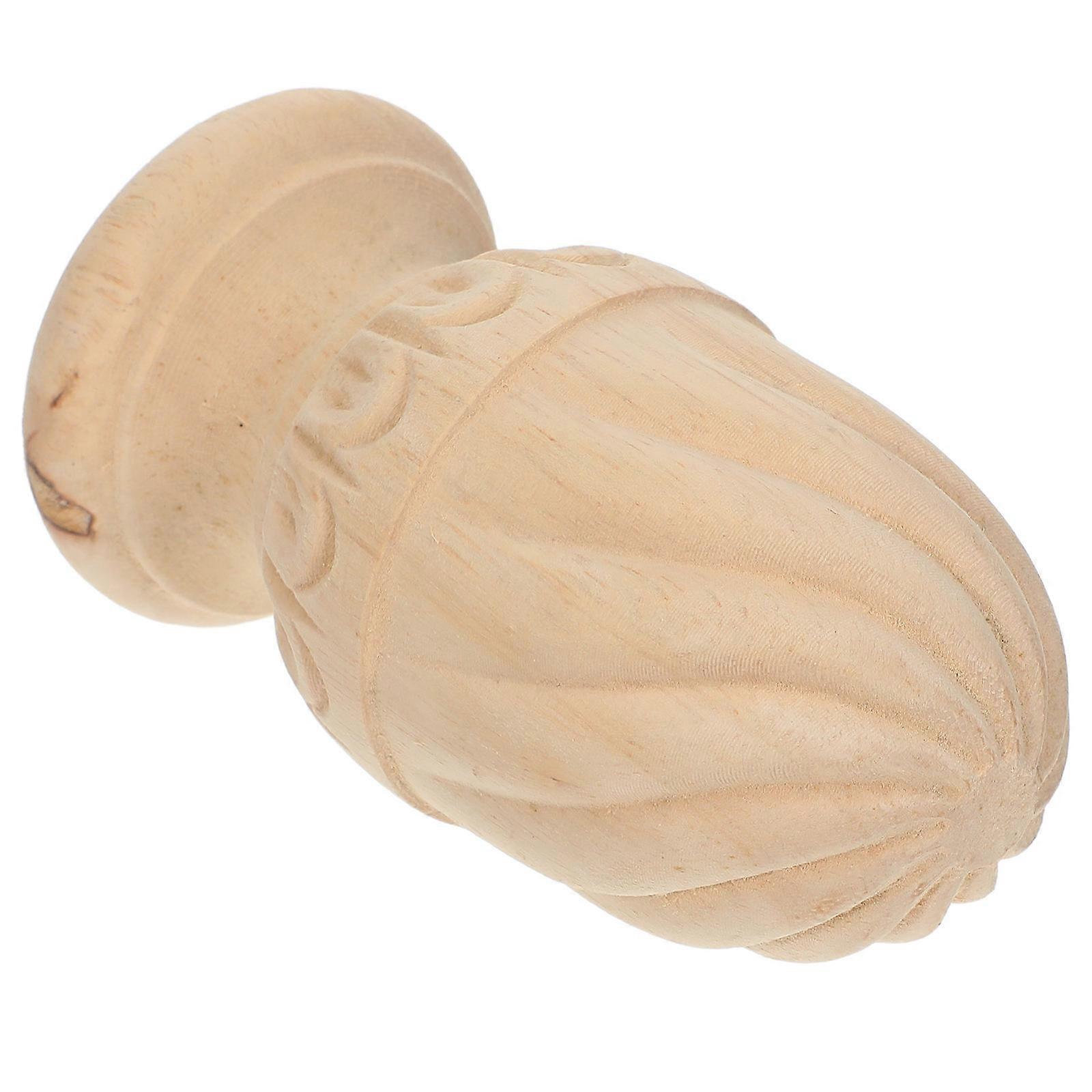 Decorative Pineapple Wood Finial for Bed Post Decoration DIY