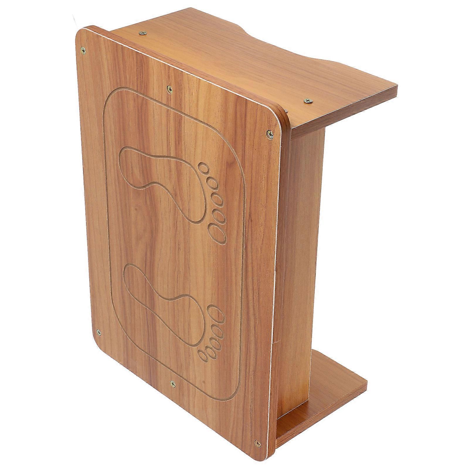 Bamboo Wooden Step Stool Non-Slip Multifunctional Home Use 1Pack