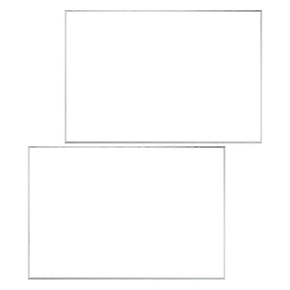 Acrylic Sheet 2Pcs Transparent Rectangular Palette For Young Artists Painting Scenes Featuring Practical Design And DIY Hand-Painted Function