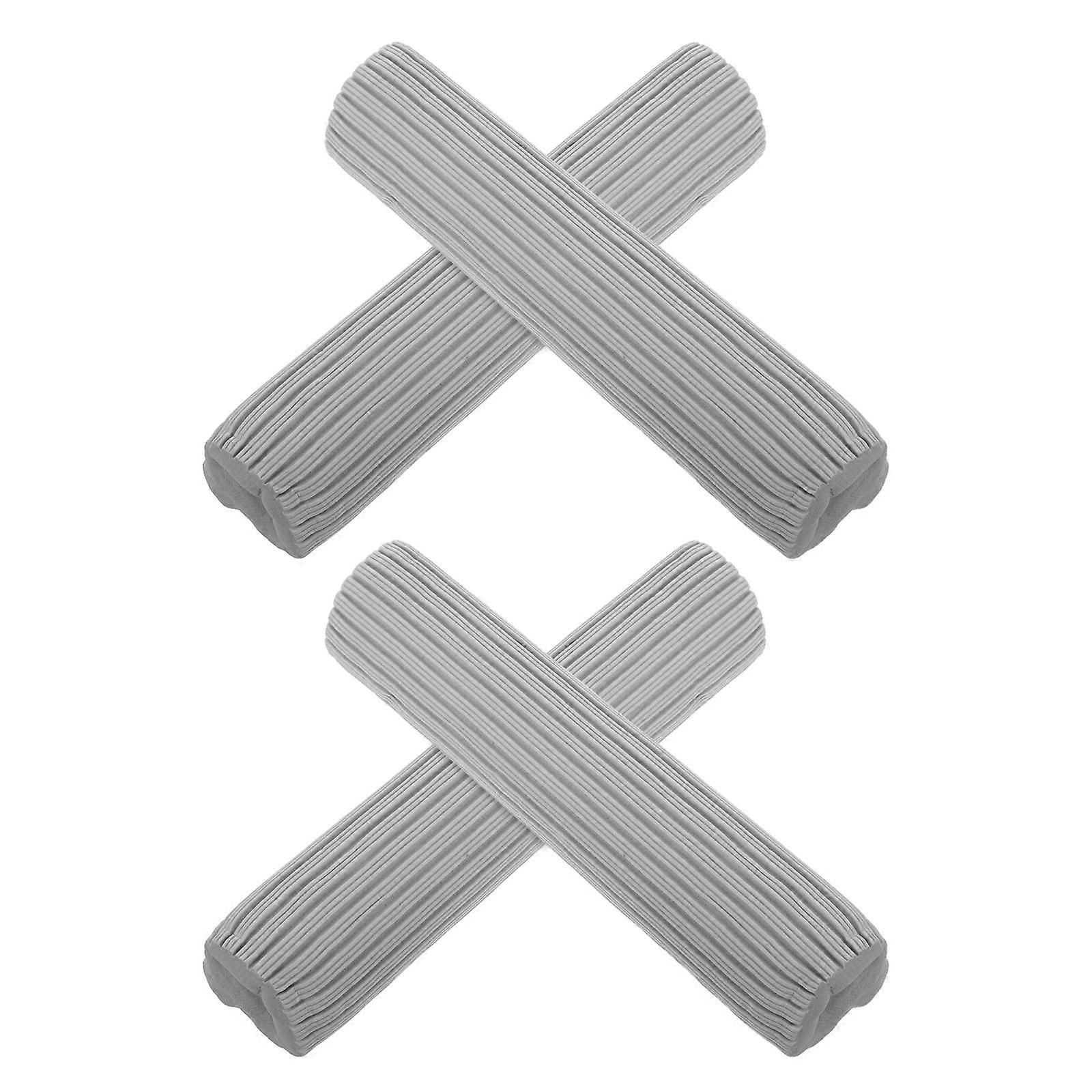 Dark Grey Pva Sponge Mop Head Replacement for Floor Cleaning 4Sets