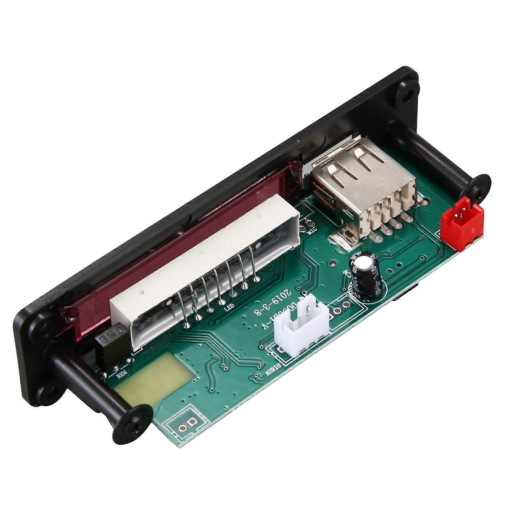 3X Dc 5V/12V Bluetooth 5.0 Audio Decoder Board Audio Module USB Aux SD Fm Radio Lossless Mp3/Ape Decoder Board Module