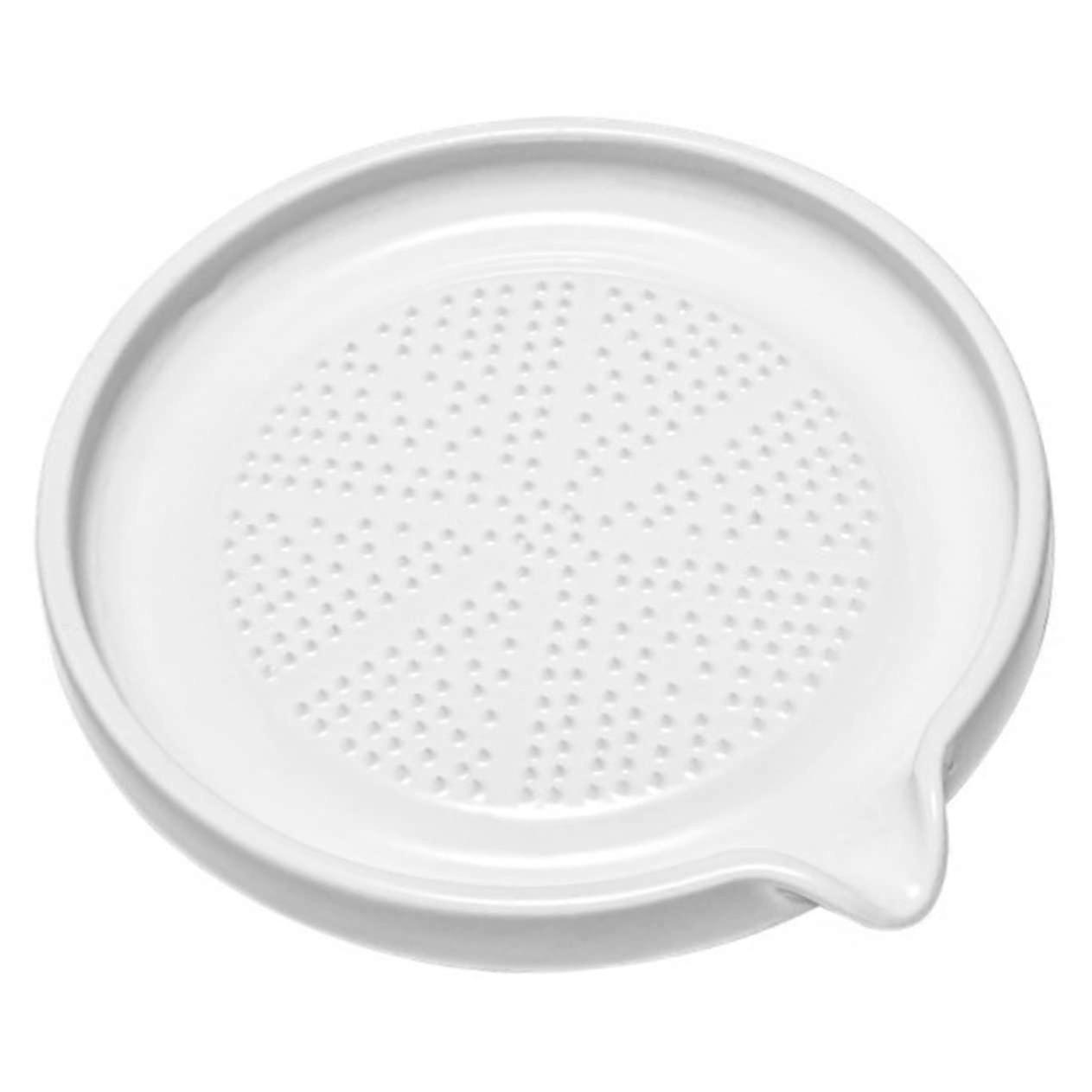 Ceramic Garlic Press and Ginger Grinder with Ergonomic Easy Grip for Smooth MultiFood Mincing