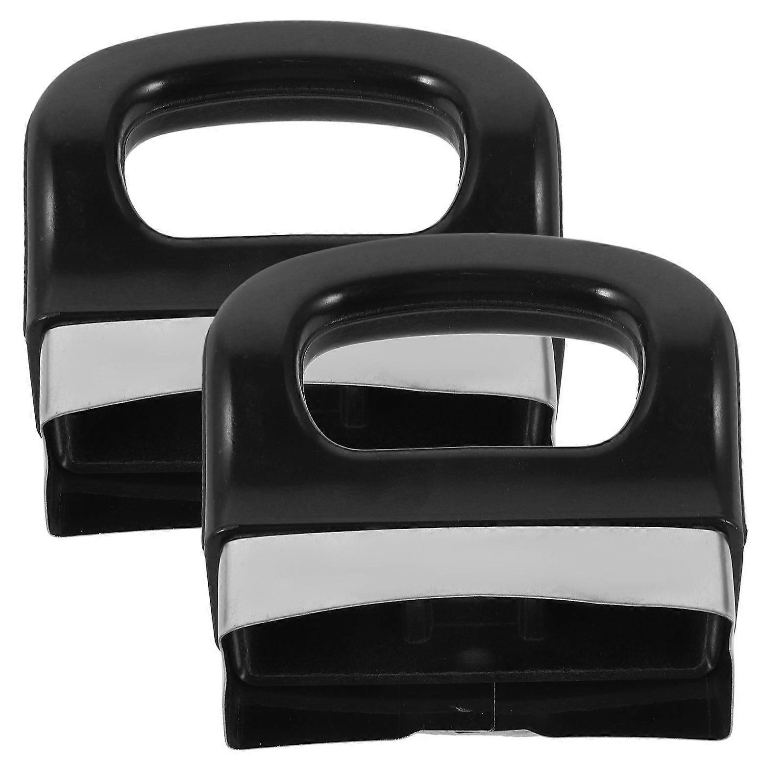 Replacement Pot Handles Heat-resistant for Cookware Side Handle Black 2 Pcs
