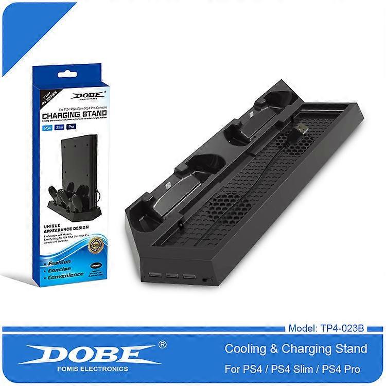 DOBE TP4-023B PS4 PRO/SLIM/PS4 3-in-1 Universal Fan Cooling Stand