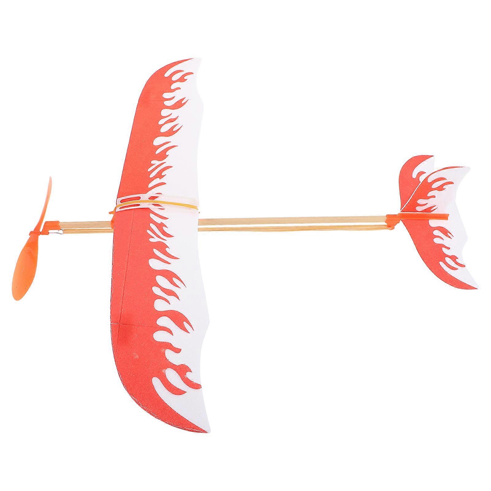 Rubber Band Powered Airplane Model for Kids Hands-on Learning DIY Kit