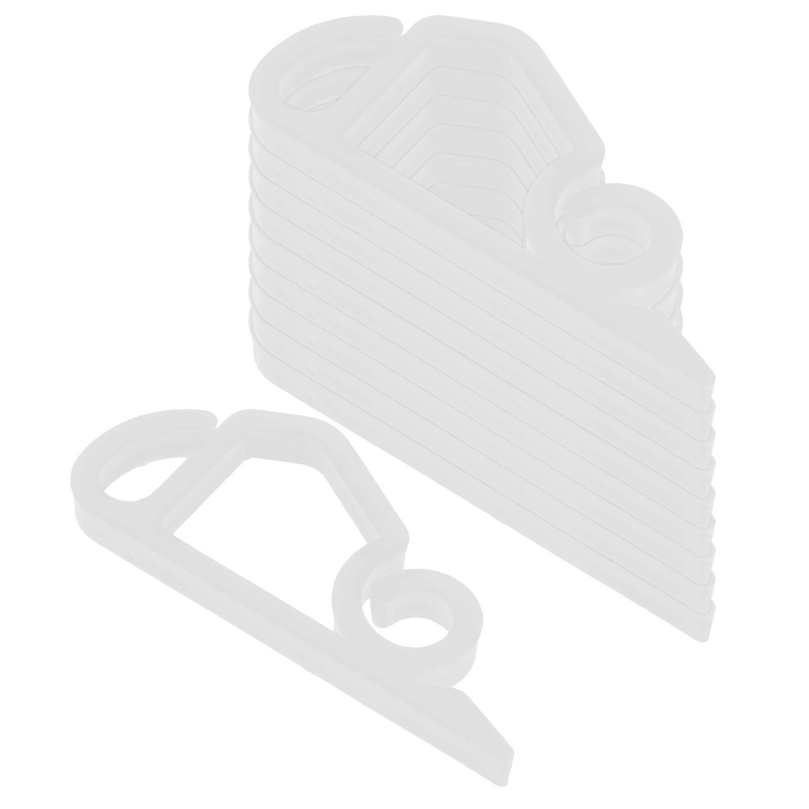 Plastic Hooks Hanging for Holiday String Lights 120Pcs White Set