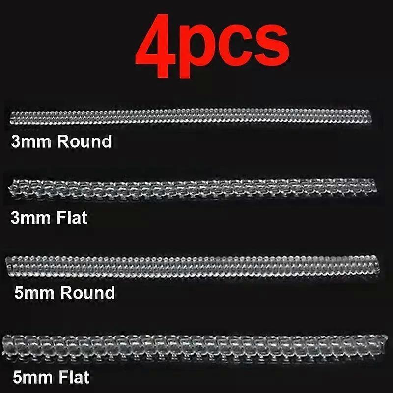 4-8pcs/Set Ring Size Reducer Tools Spiral Spring Based Rings Adjust Invisible Transparent Tightener Resizing Tool Jewelry Guard