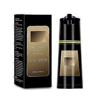 Hair Dye Shampoo, Polar Hair Care 3 in 1 Instant Hair Dye Shampoo, Natural Hair Dye Shampoo for Women Men, Hair Color Shampoo for All Hair T