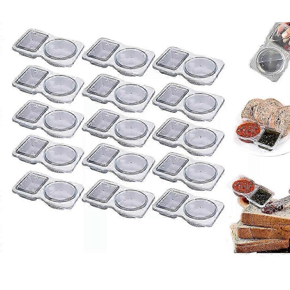 Reusable Snack Pack Containers,Nut Cheese Collapsible Snack Containers with Lids