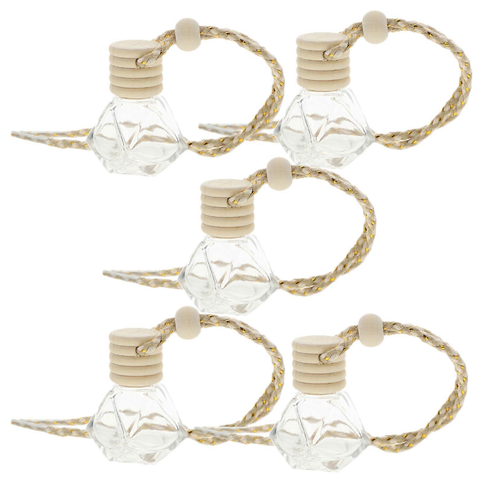 Transparent Perfume Bottle for Hanging Car Diffusers 25Pcs Set