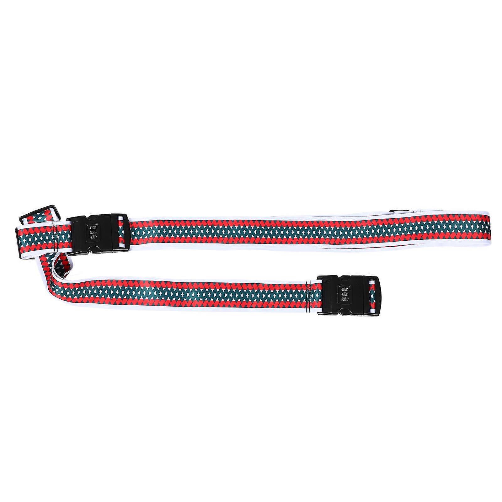 Luggage Strap with Code Lock for Suitcases Adjustable Travel Belt