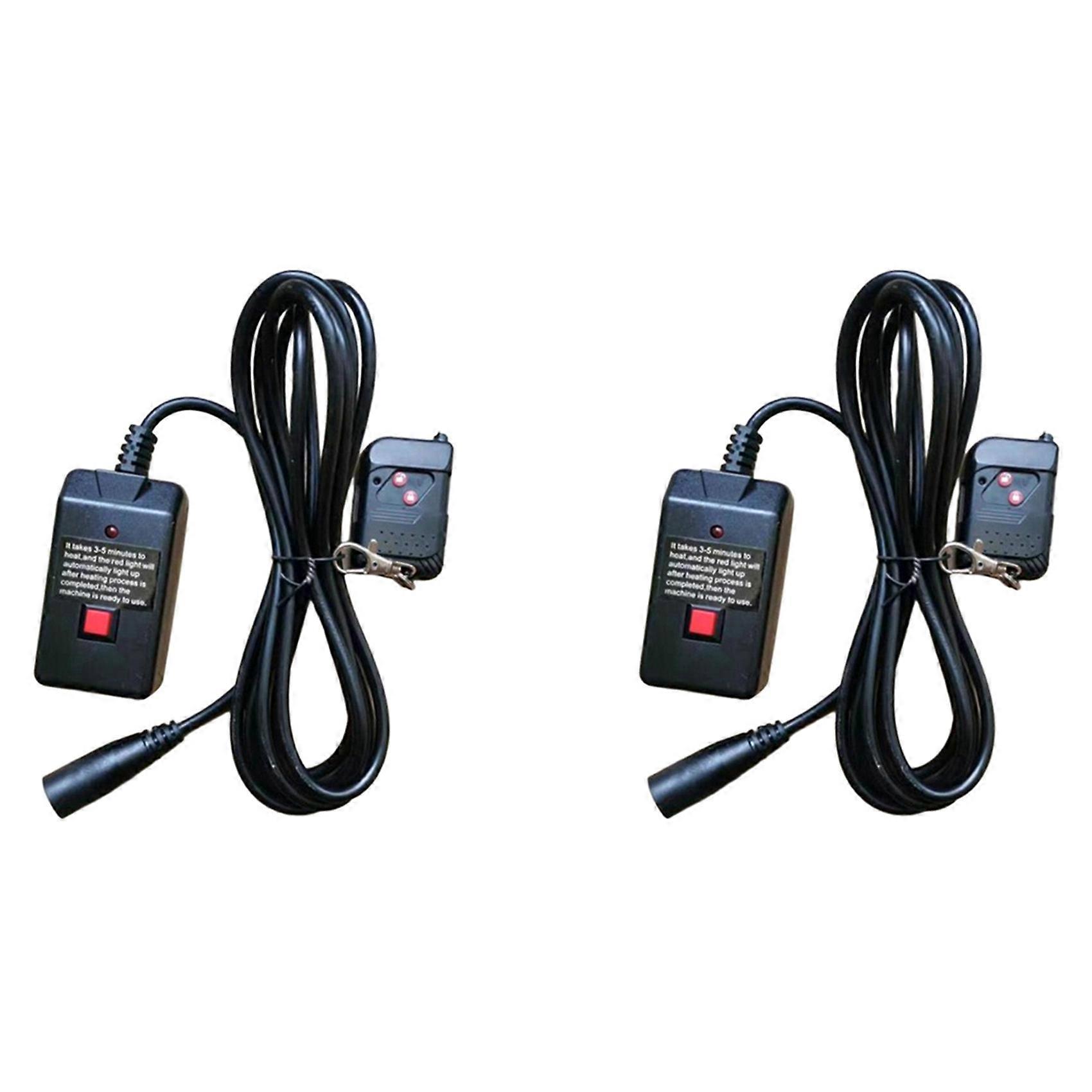 2X Smoke Fog Machine Wired Remote Control Remote Controller Receiver for 400W 900W 1500W Stage Effects Fogger