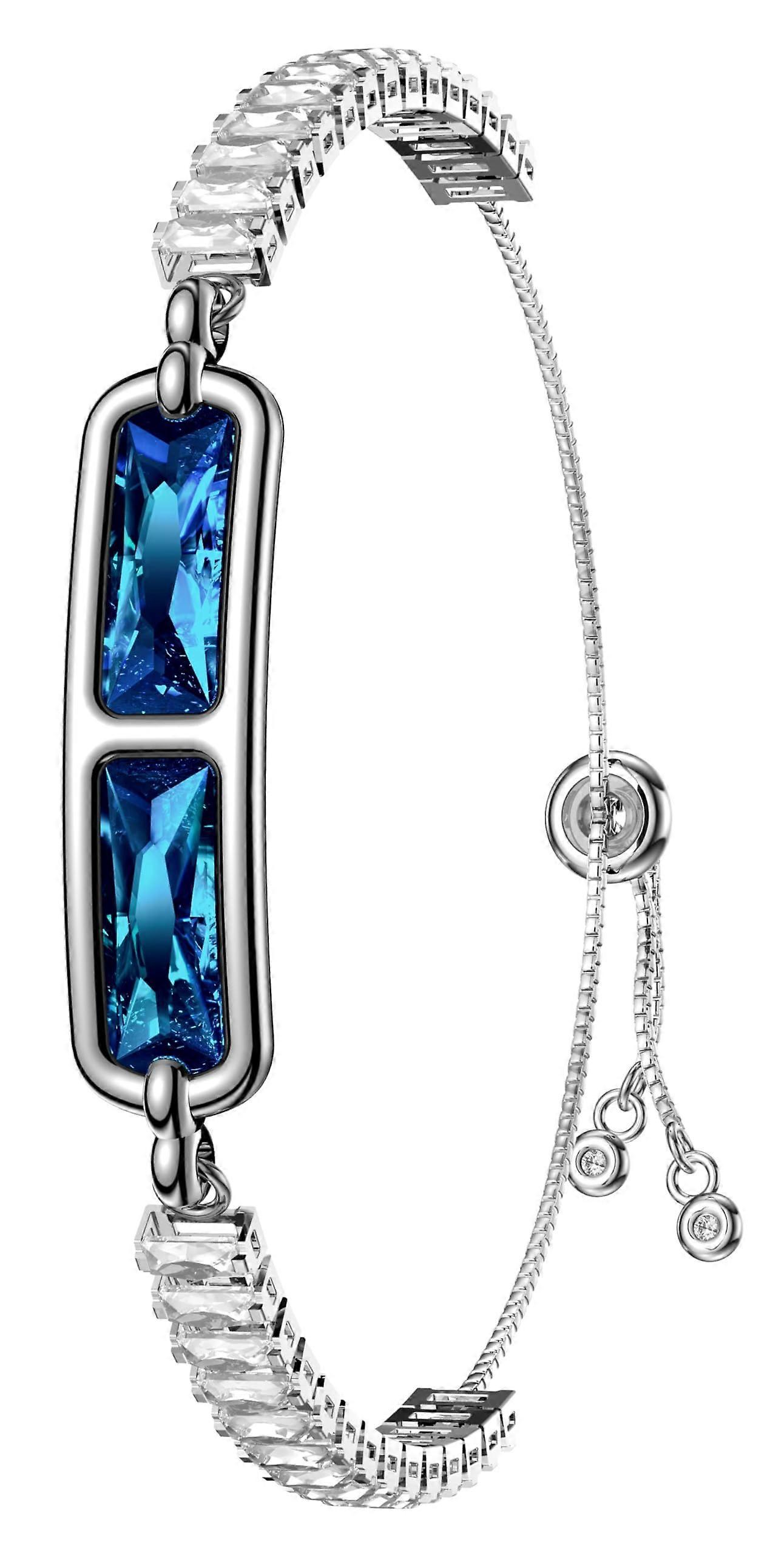 Smart Bracelet for Women with Diamond Design, Heart Rate, Sleep Monitor, Cycle Reminder, IP68 Waterproof