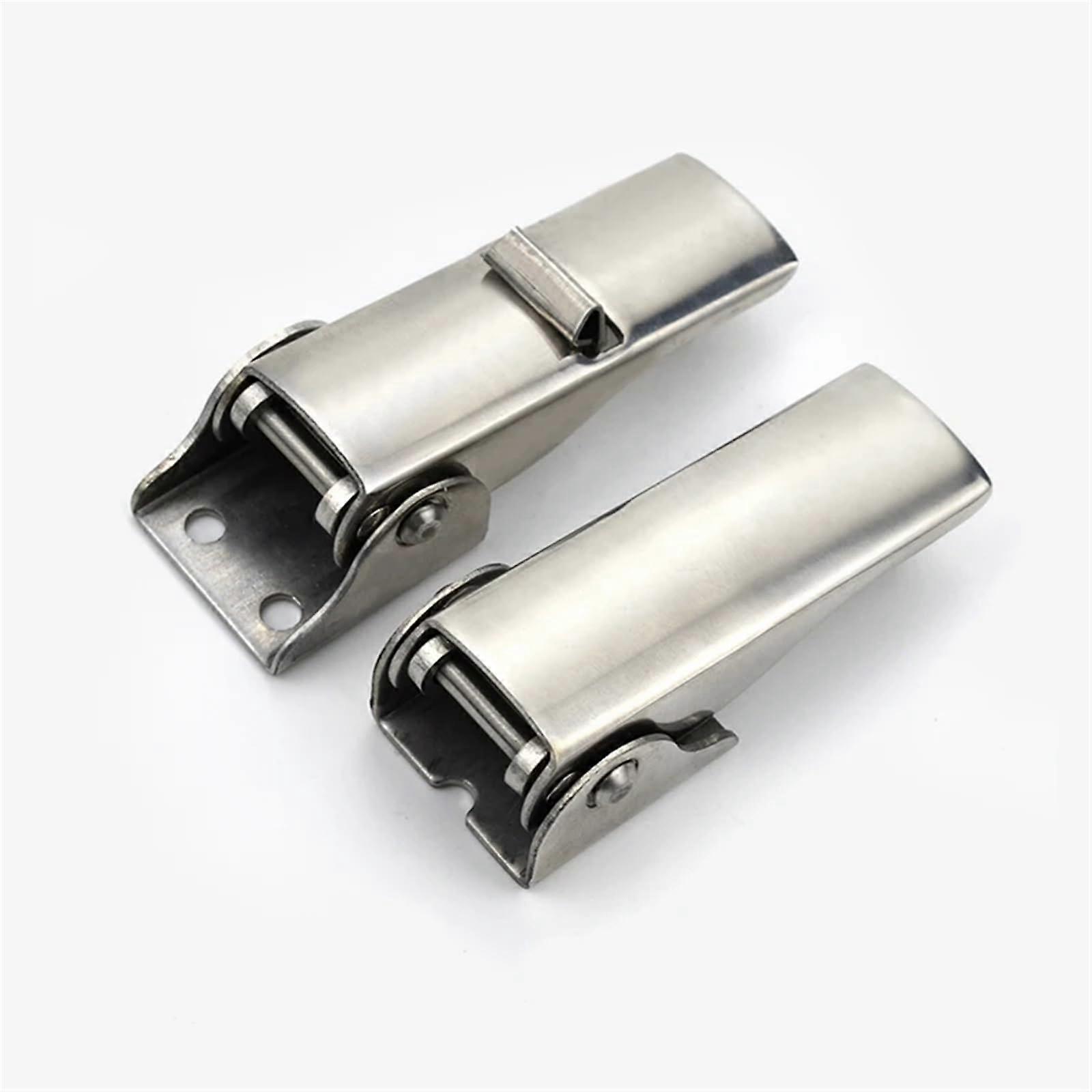 Cabinet Latch Lock Stainless Steel Hidden Buckle Security Heavy Duty AntiTheft for Gates