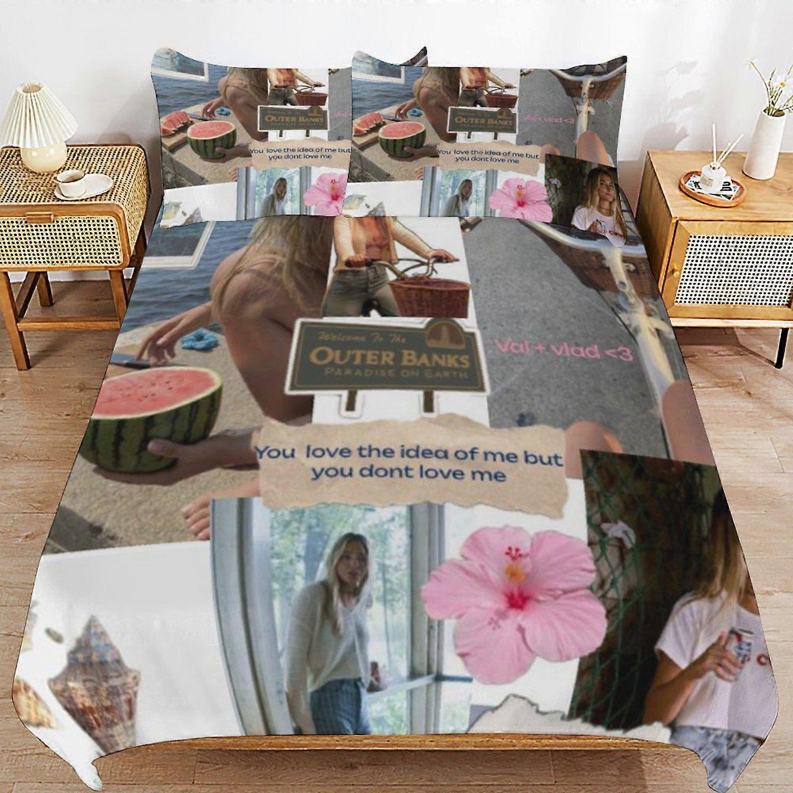 Outer banks  Comfort Thread Line Simple Function Reliable Fit Duvet Cover Sets Bed Solution