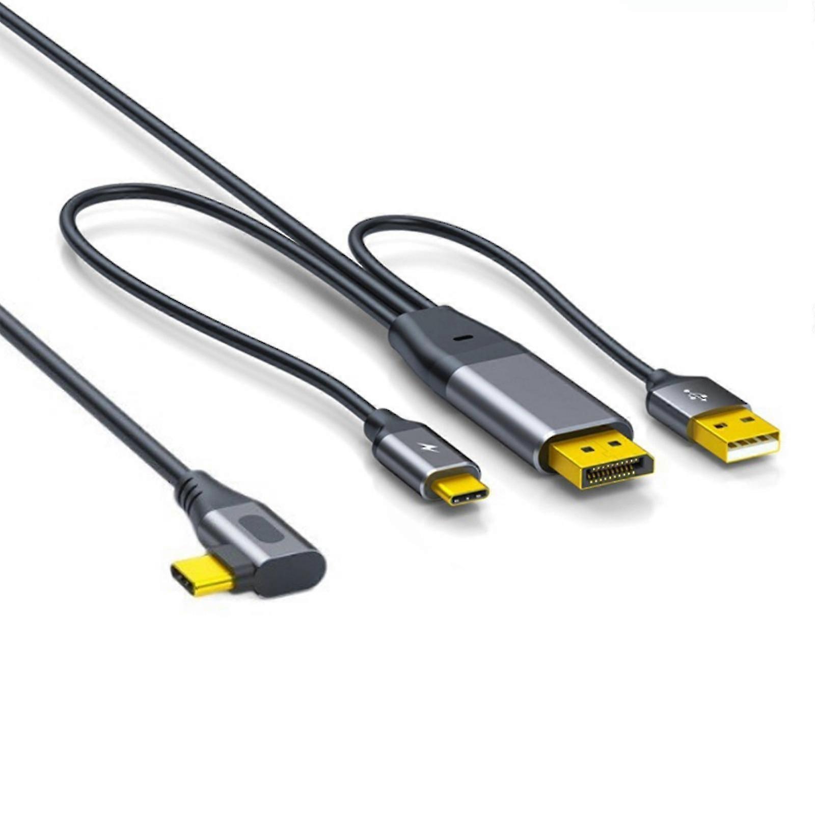DP to USB C 4K@60Hz Touch Video Cable for Nreal Xreal VR Headsets Monitors