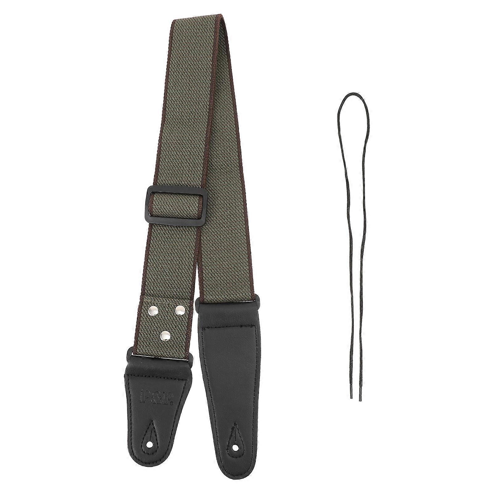 Portable Cotton Guitar Strap Sturdy Instrument Strap for 3Pcs