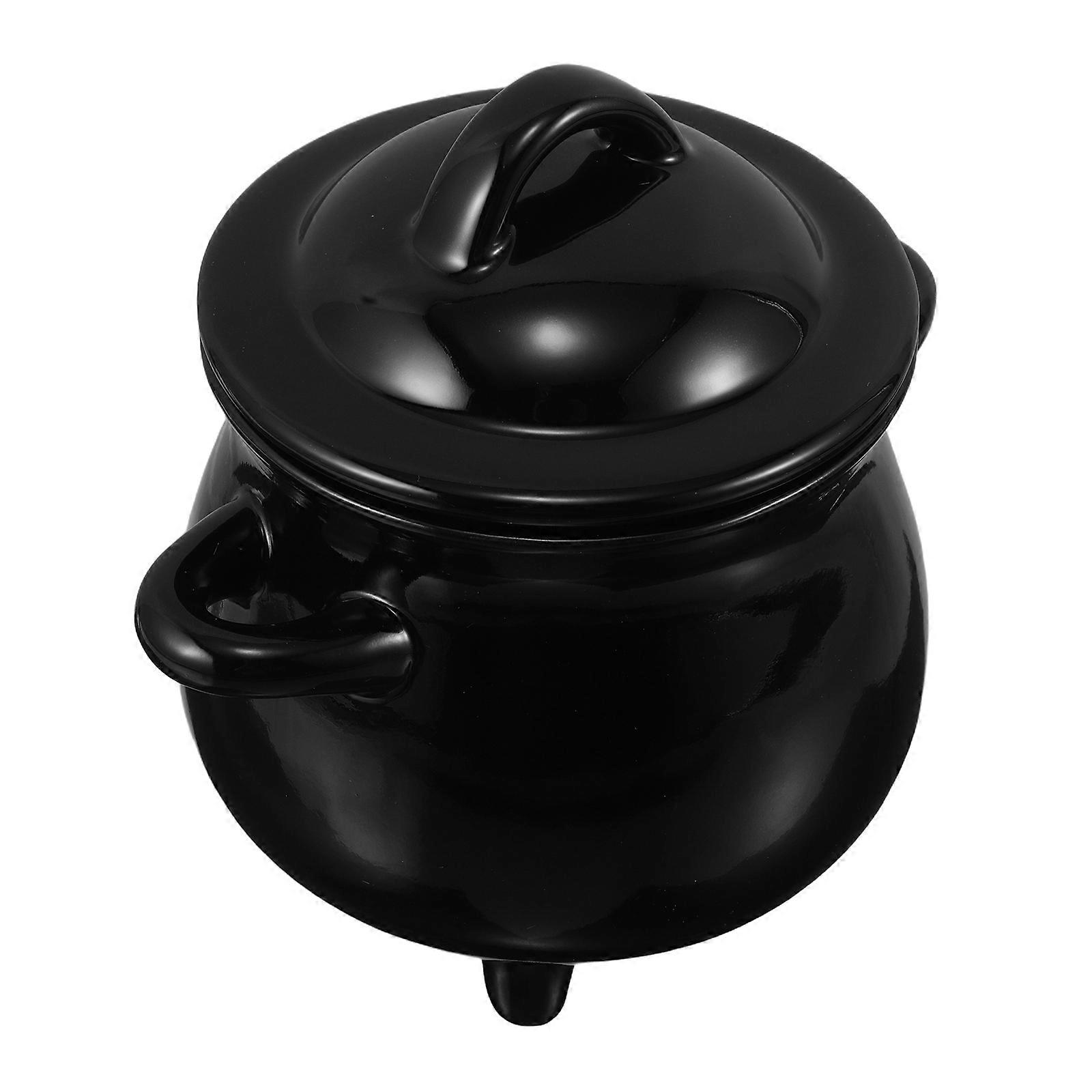 Cauldron Ceramic Bowl for Melting Black Ceramic Mug