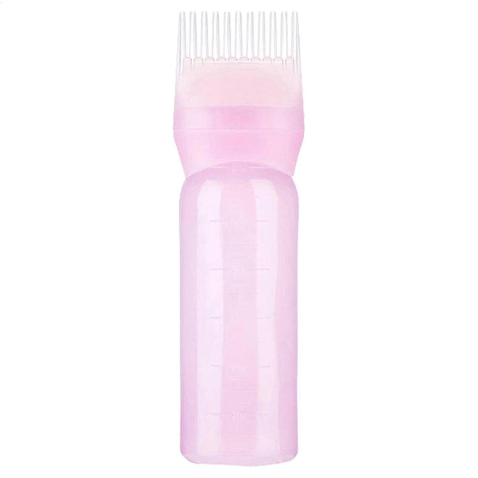 Hair Dye Applicator Bottle with Comb, Clear Scale Markings for Precise Root Touch Up Coloring