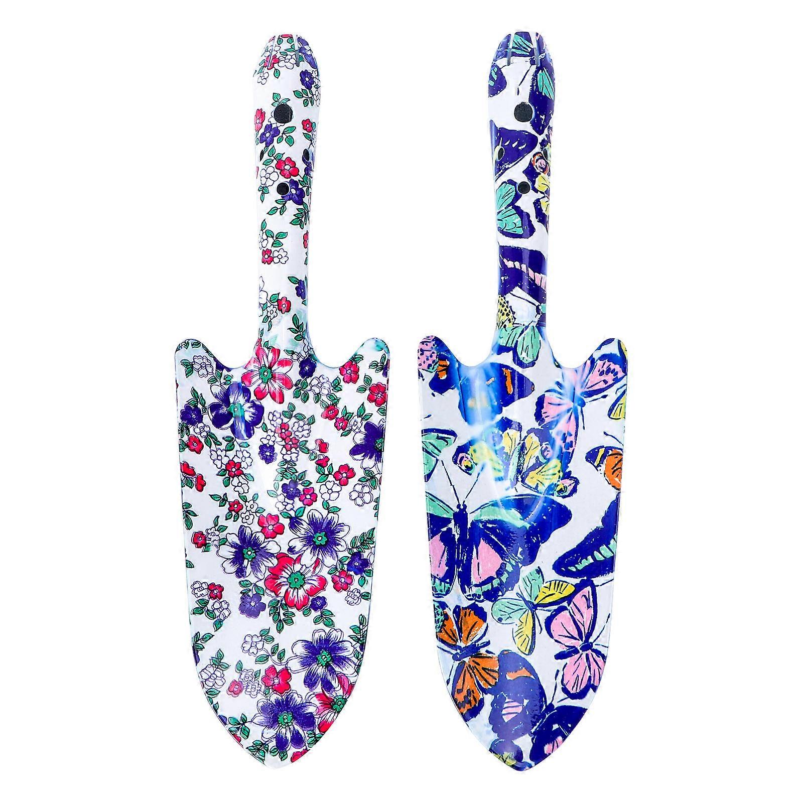 Potted Garden Iron for Digging Soil 2Pcs Printed Assorted Color