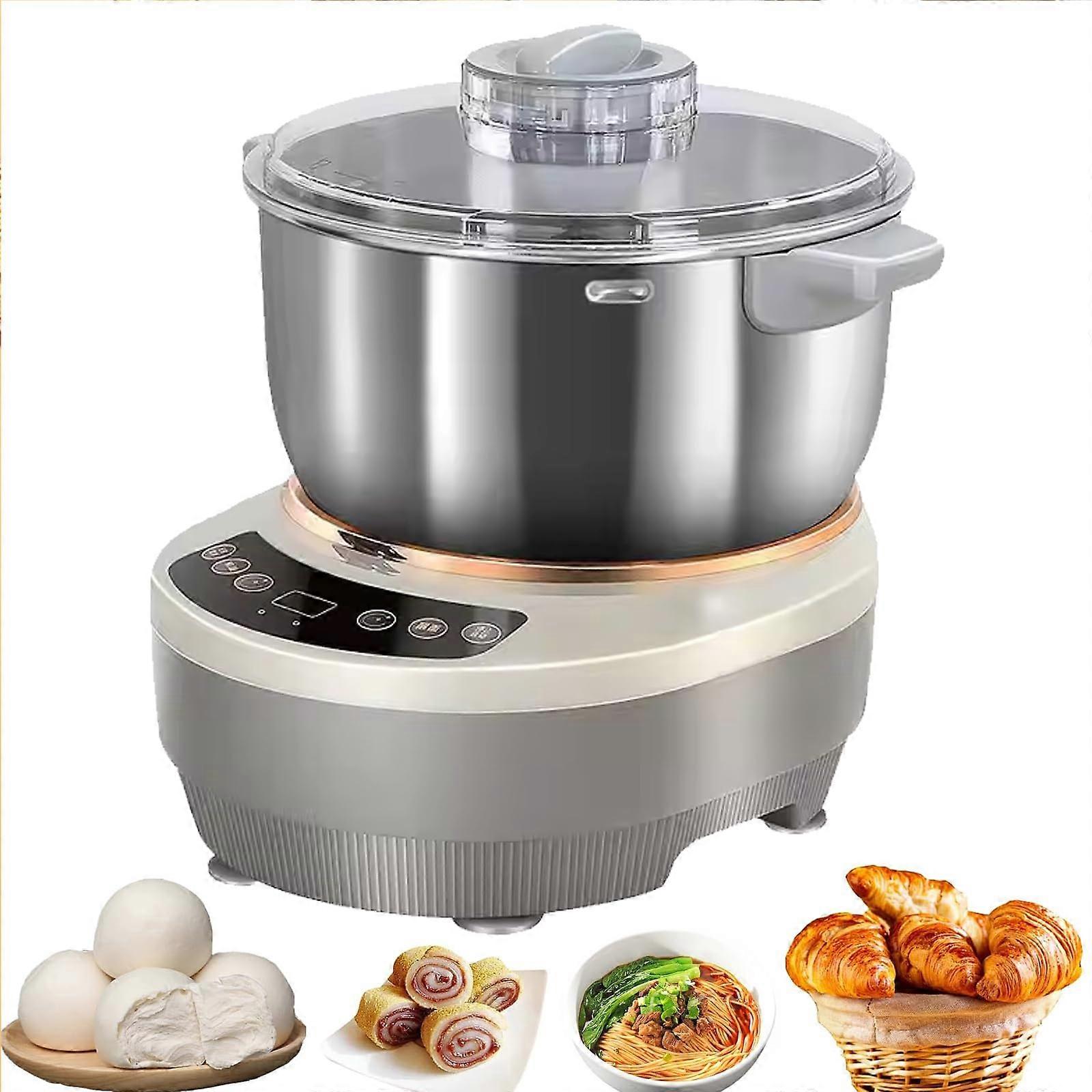 Electric Dough Mixer with Proofing Function, 304 Stainless Steel Large Capacity Bread and Pizza Maker