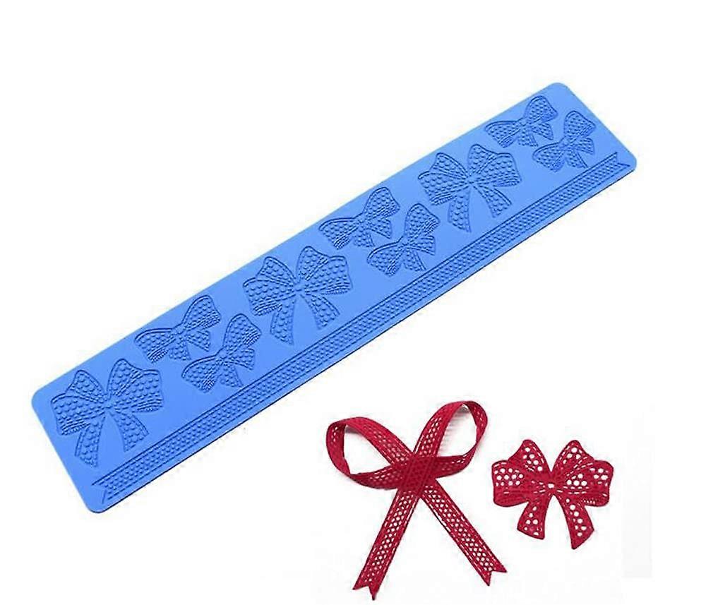 Cake Decorating Stencils with Bow Knot and Hollow Lace Templates, Reusable for Precise Patterns