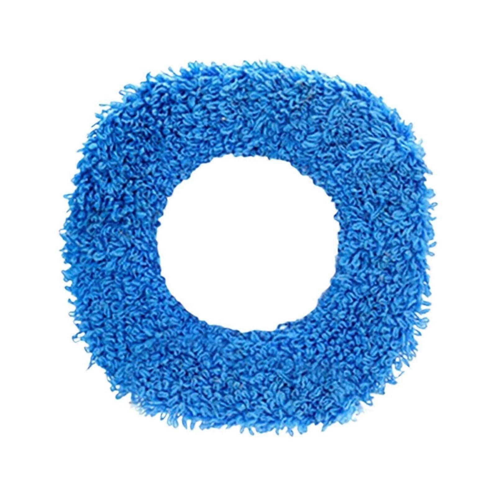 4Pcs Robot Mop Replacement Pads, Reusable Washable Microfiber Cloths for Floor Sweeping Robots