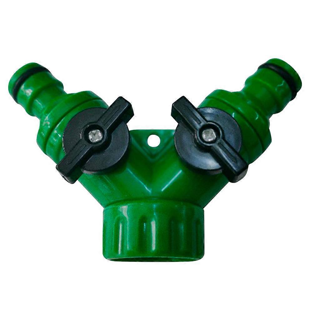 2- Tap Hose Connector Splitter with Shut