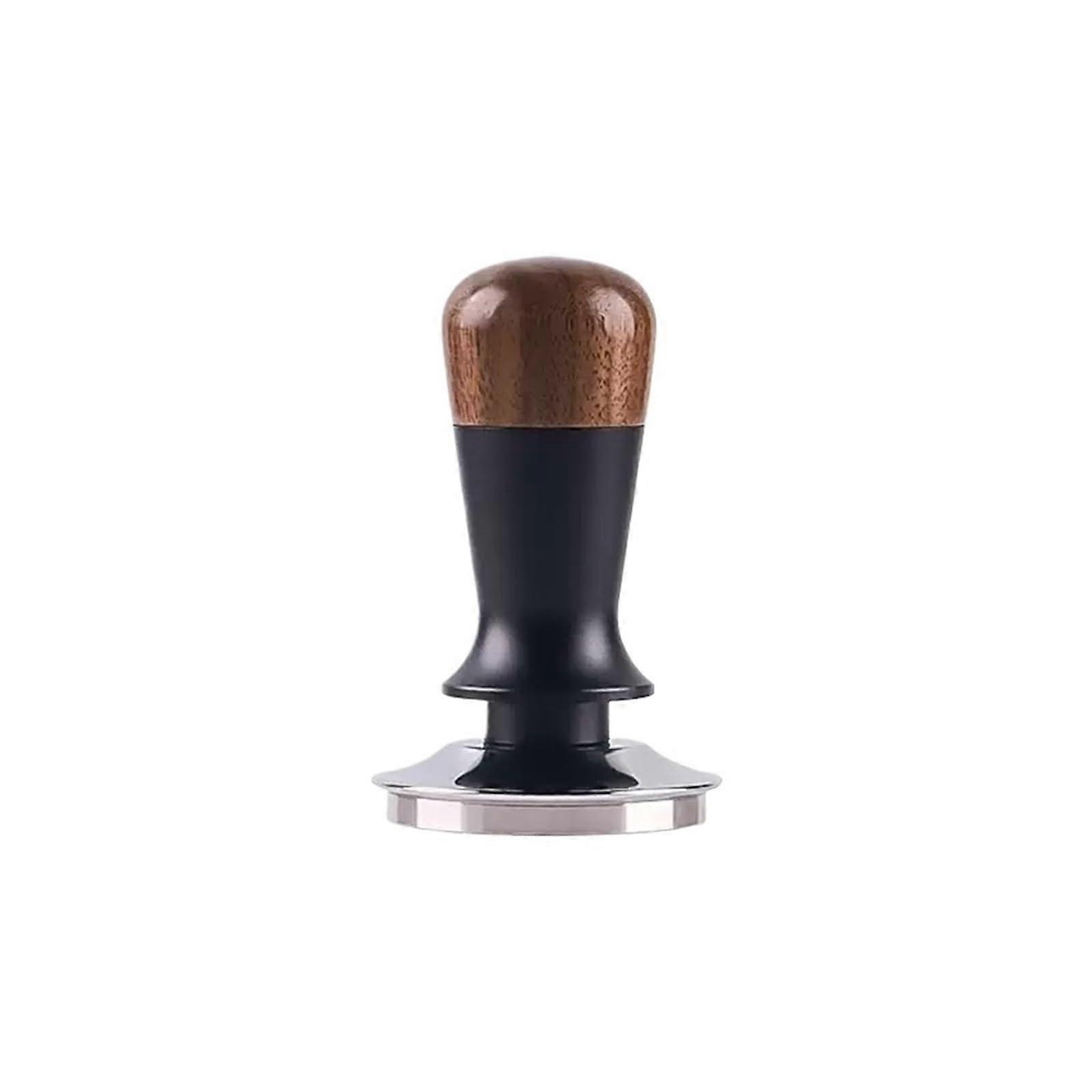 Calibrated Coffee Tamper 51mm Spring Loaded Espresso Tool with Adjustable Depth and Even Pressure