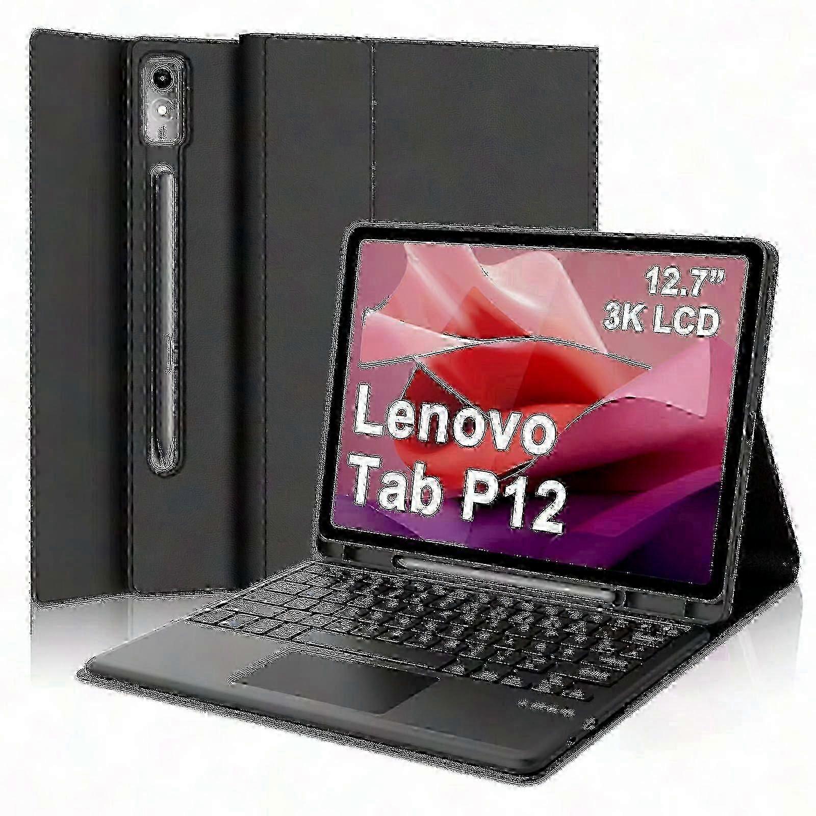 Tab P12 12.7" Keyboard Case with Touchpad & Scissor Switch Keys