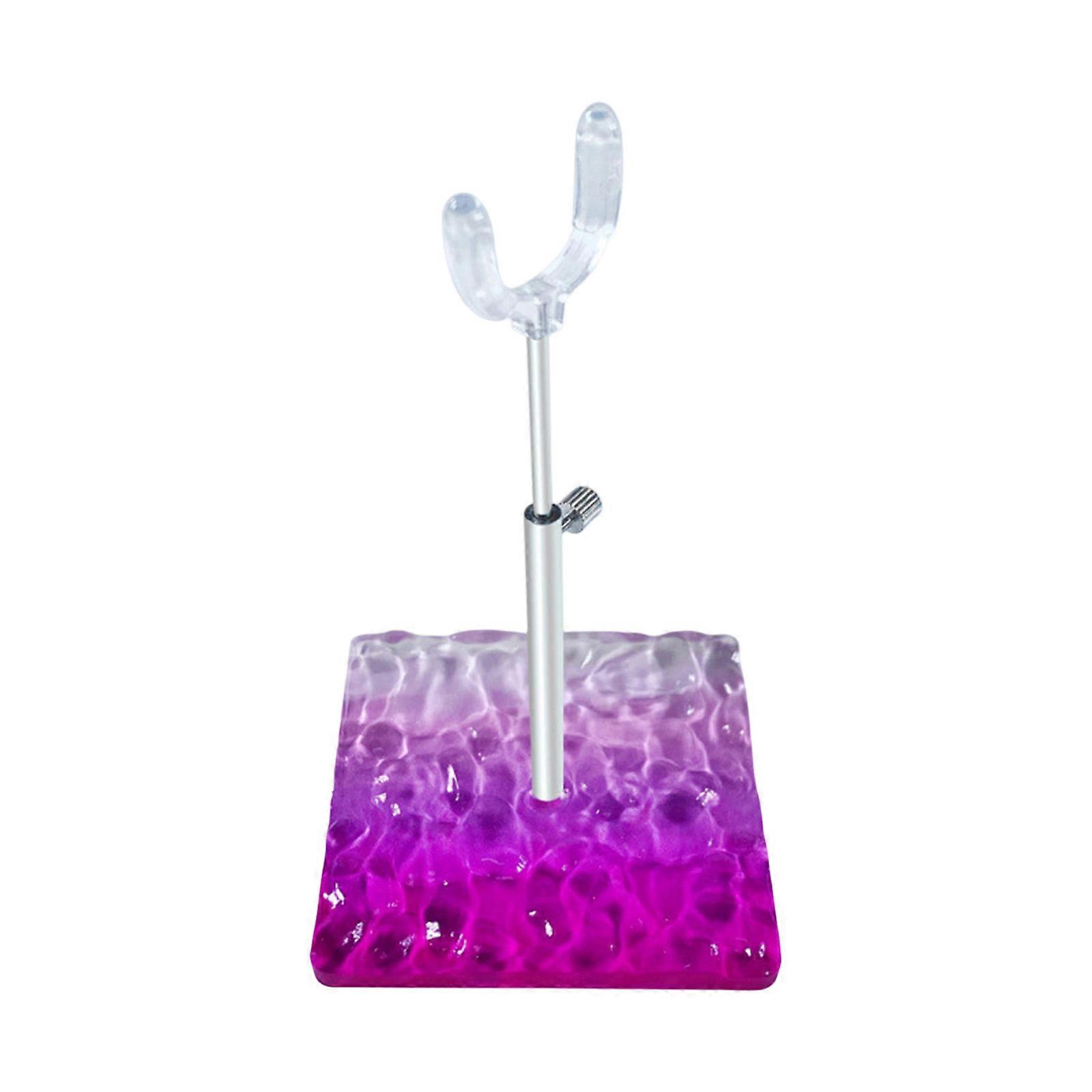 Creative Adjustable Doll Display Stand Lightweight ABS Easy Installation Process Compatible With Most Figurines Multicolor