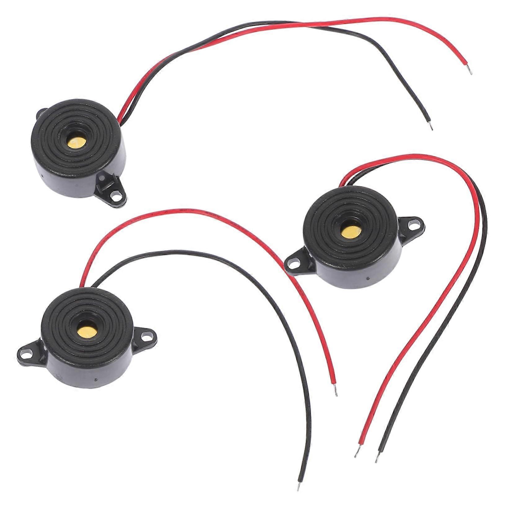 3pcs Active Piezo Buzzer Set for DIY Electronics and Home Security with Clear Audible Alerts