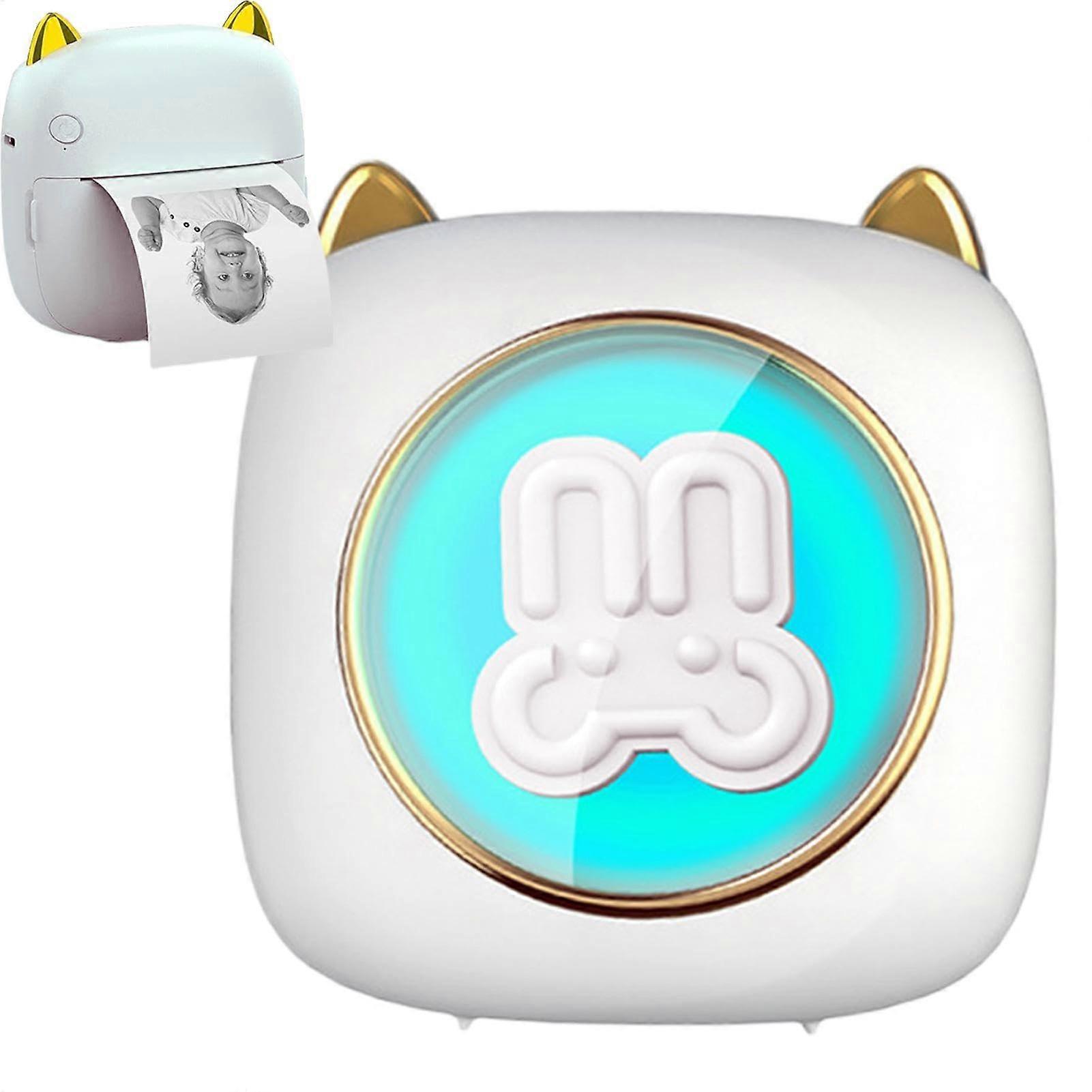 Portable Photo Printer with Wireless Printing, Ink Thermal Sticker Maker for iOS and Android