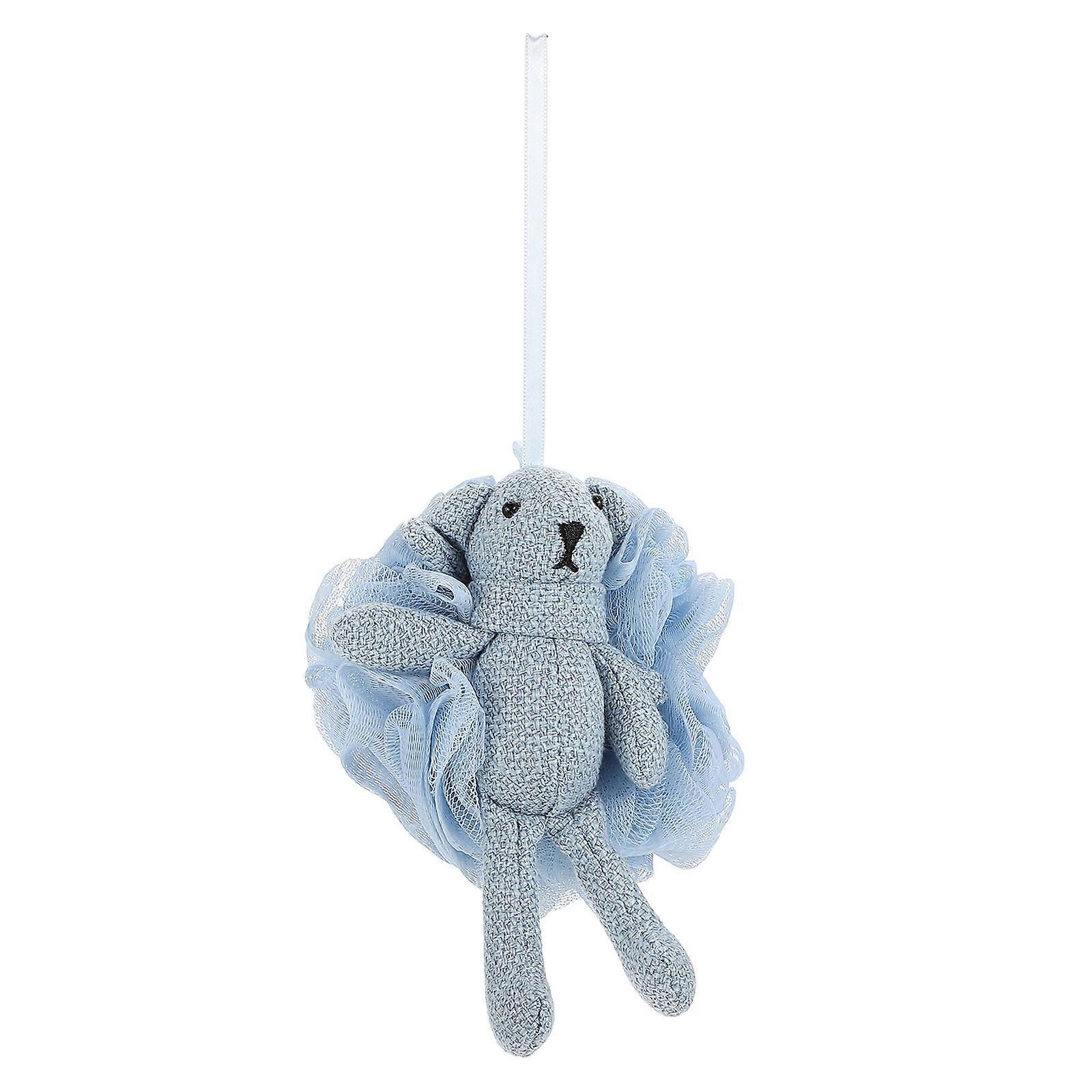 Cartoon Shower Ball Bath Sponge for Bathing Use 2Pcs Mesh Scrubber