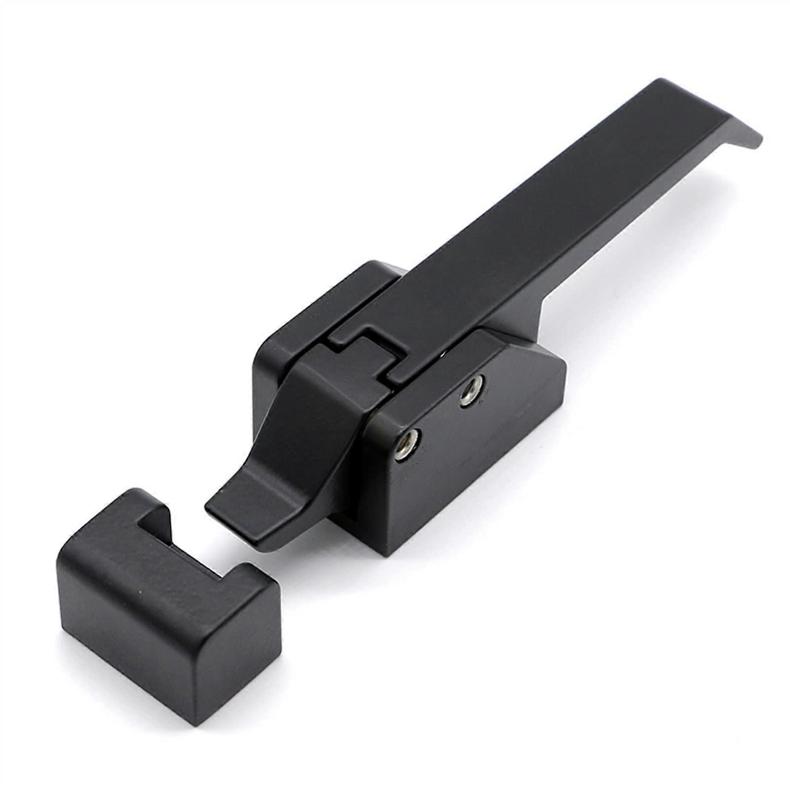 Lockable Industrial Door Handle with Key, Black Freezer Handle Replacement for Cold Storage Cabinet