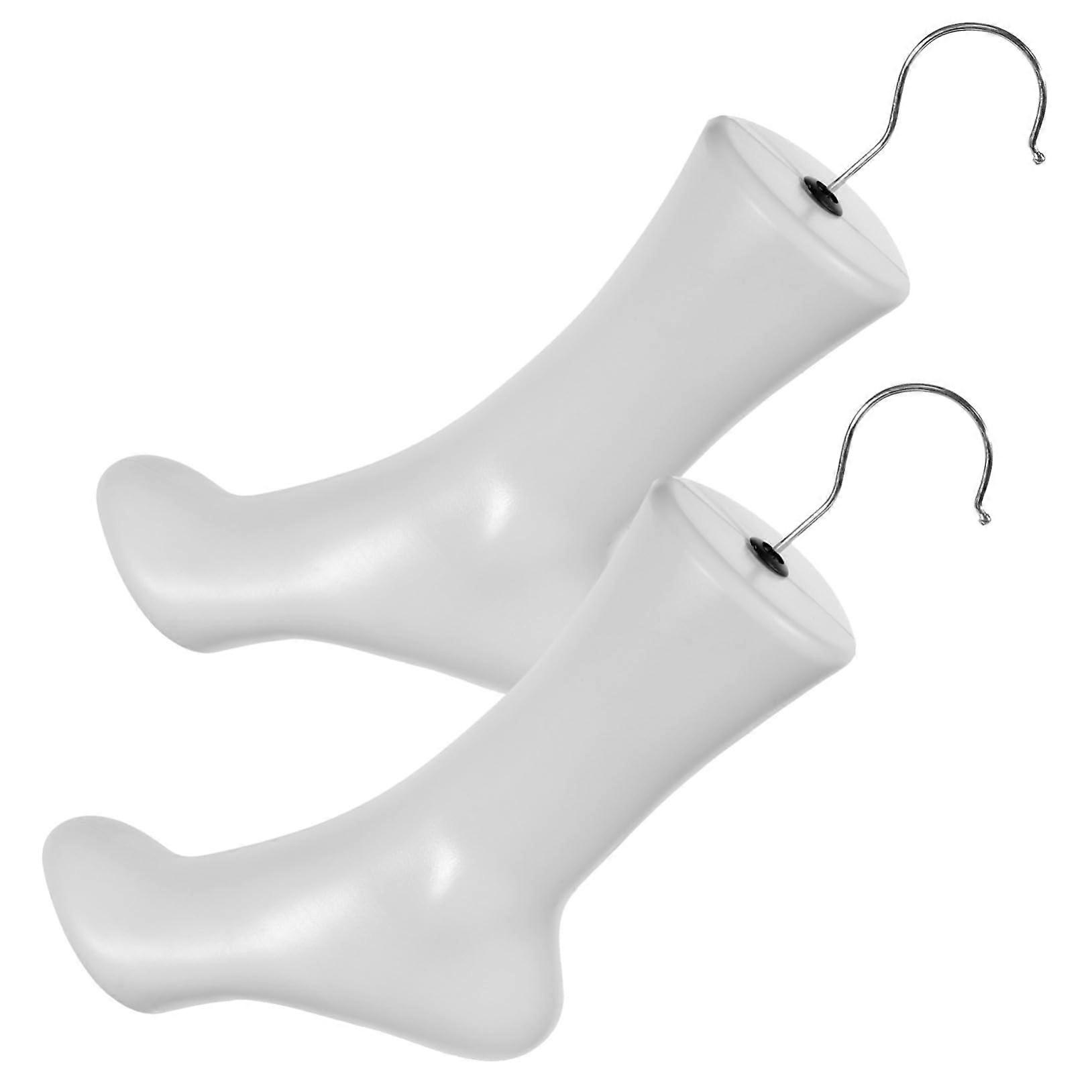 Realistic Sock Display Mannequin Plastic Foot Model for Shoe Stand Easy Clean Surface