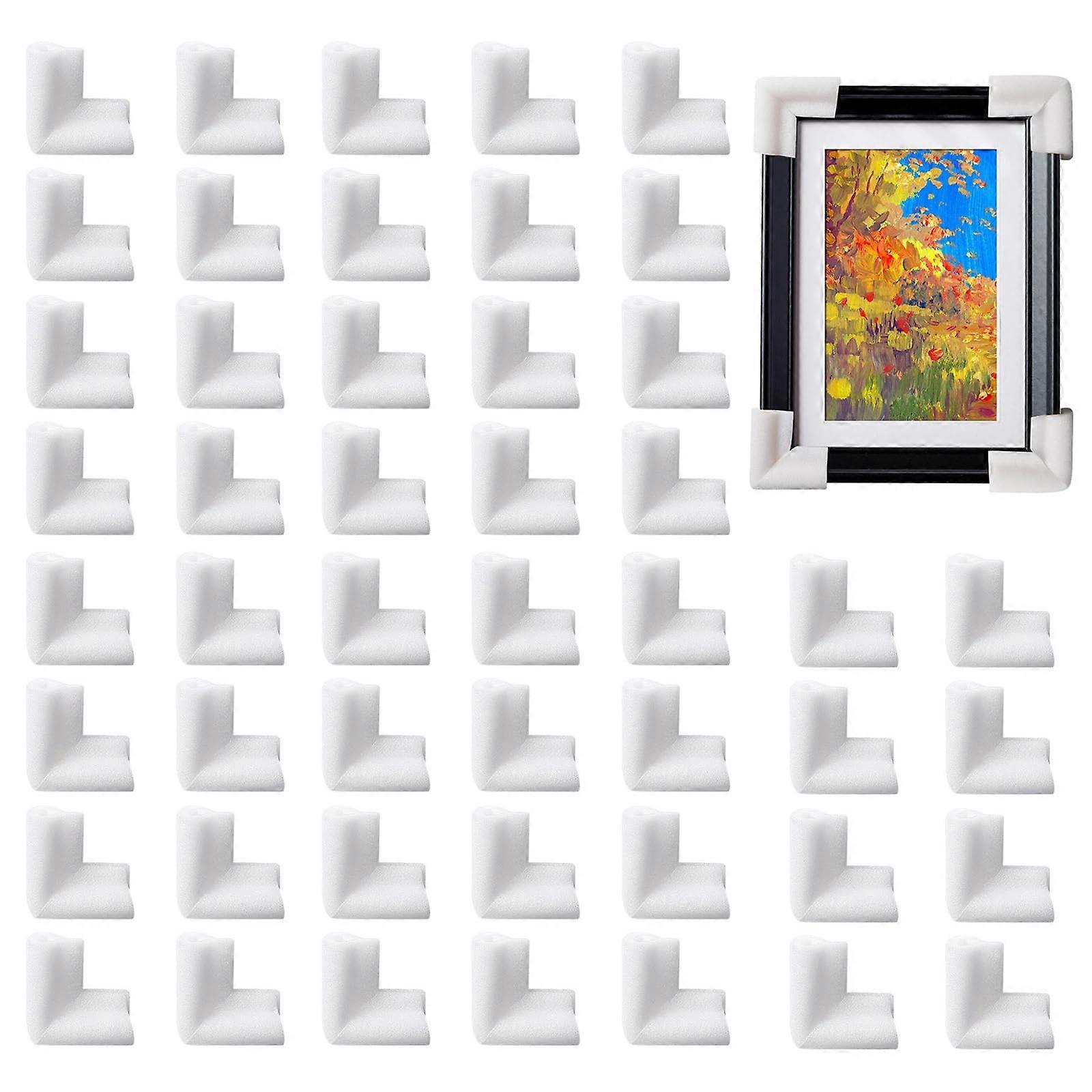 48 Pcs Extra Thick Foam Corner Protectors for Picture Frames and Mirrors,  and Moving