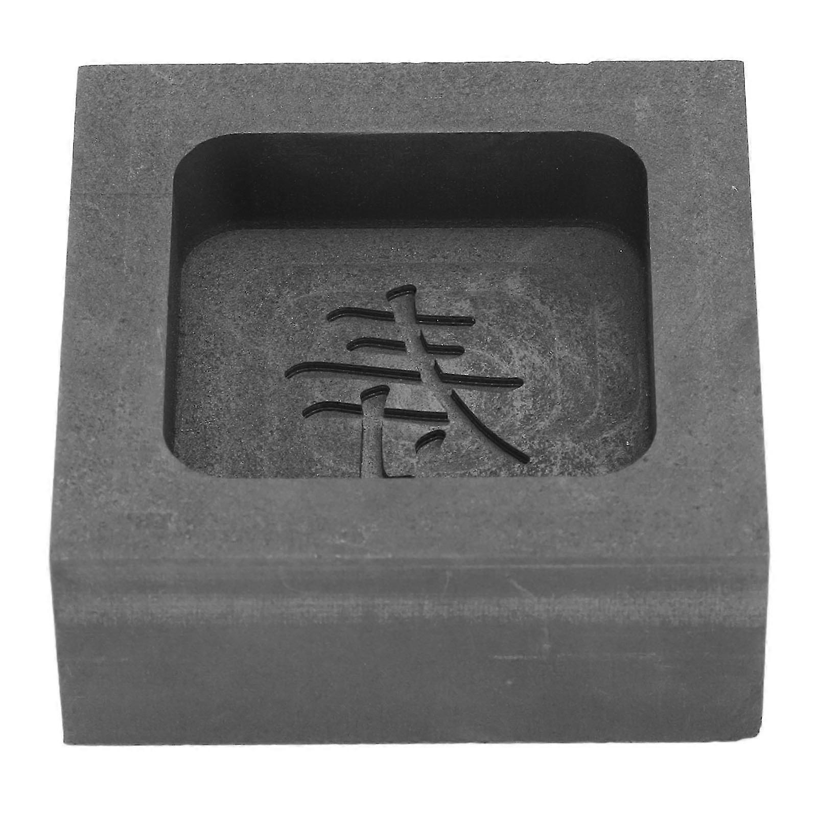 Graphite Casting Mold Thermal Stability Gold Silver Casting Ingot Mold for Chinese Character C