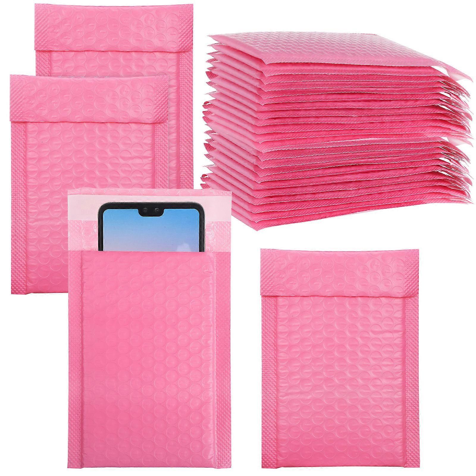 Pink Bubble Envelopes for Packaging Use 30Pcs Padded Bubble Mailers