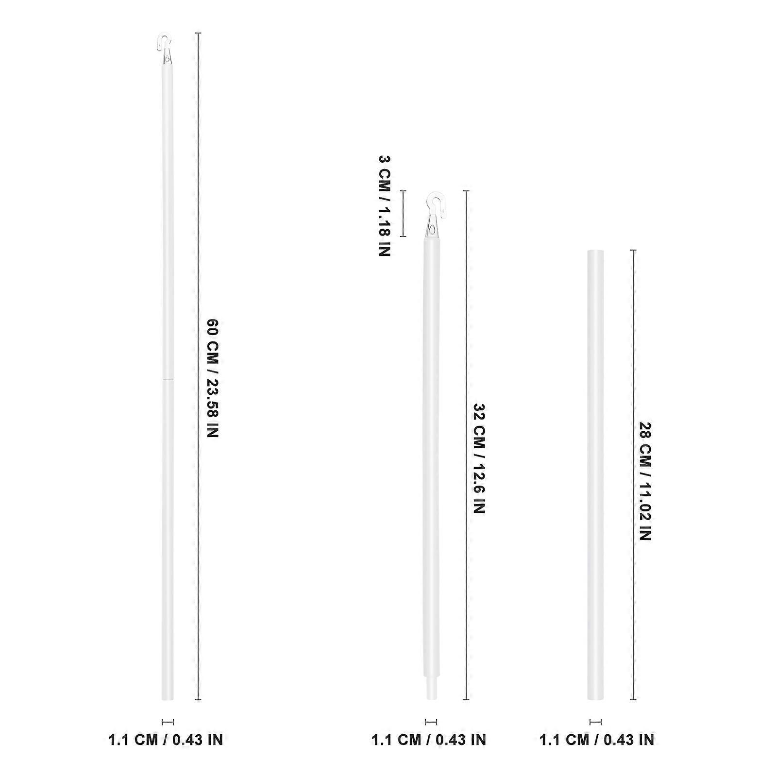 Blind Wand Curtain Opener for Window Privacy PP Material Replacement