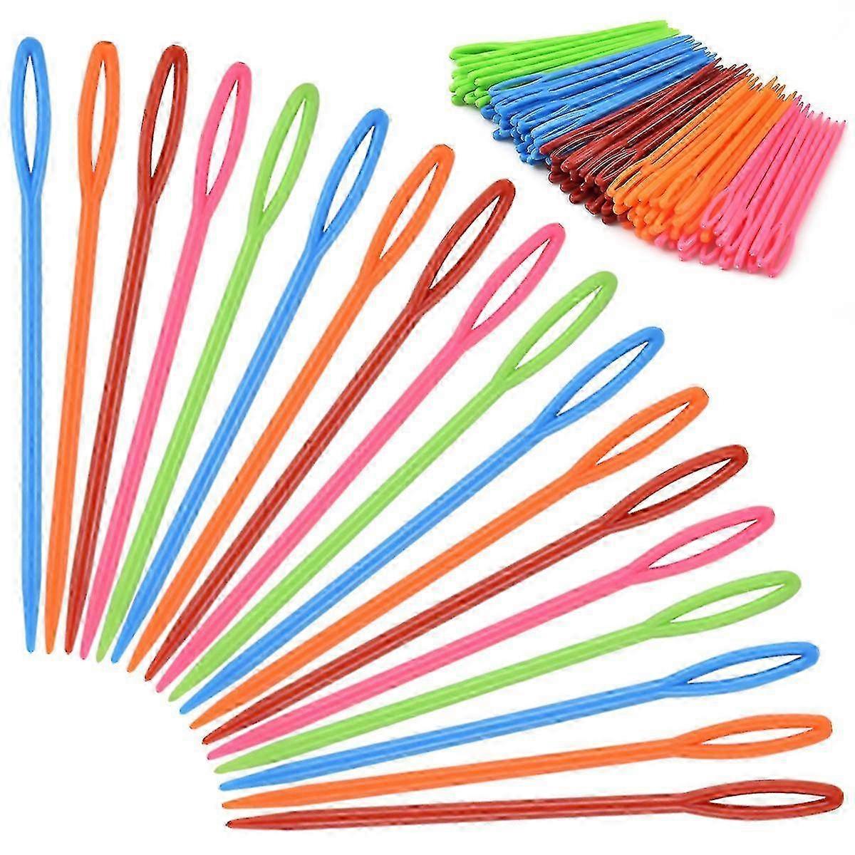 Sewing Needles 100pcs Children Plastic Needles