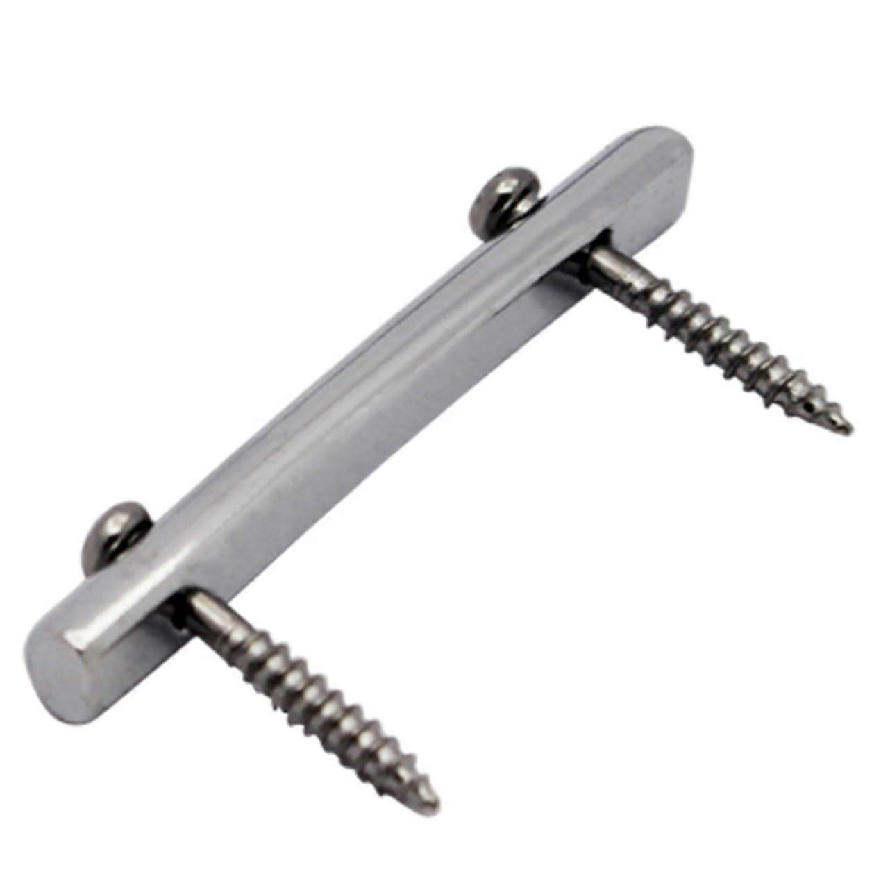 Guitar String Retainer Bar Silver 4.45cm Compact Precise Fit Electric Guitar String Guide