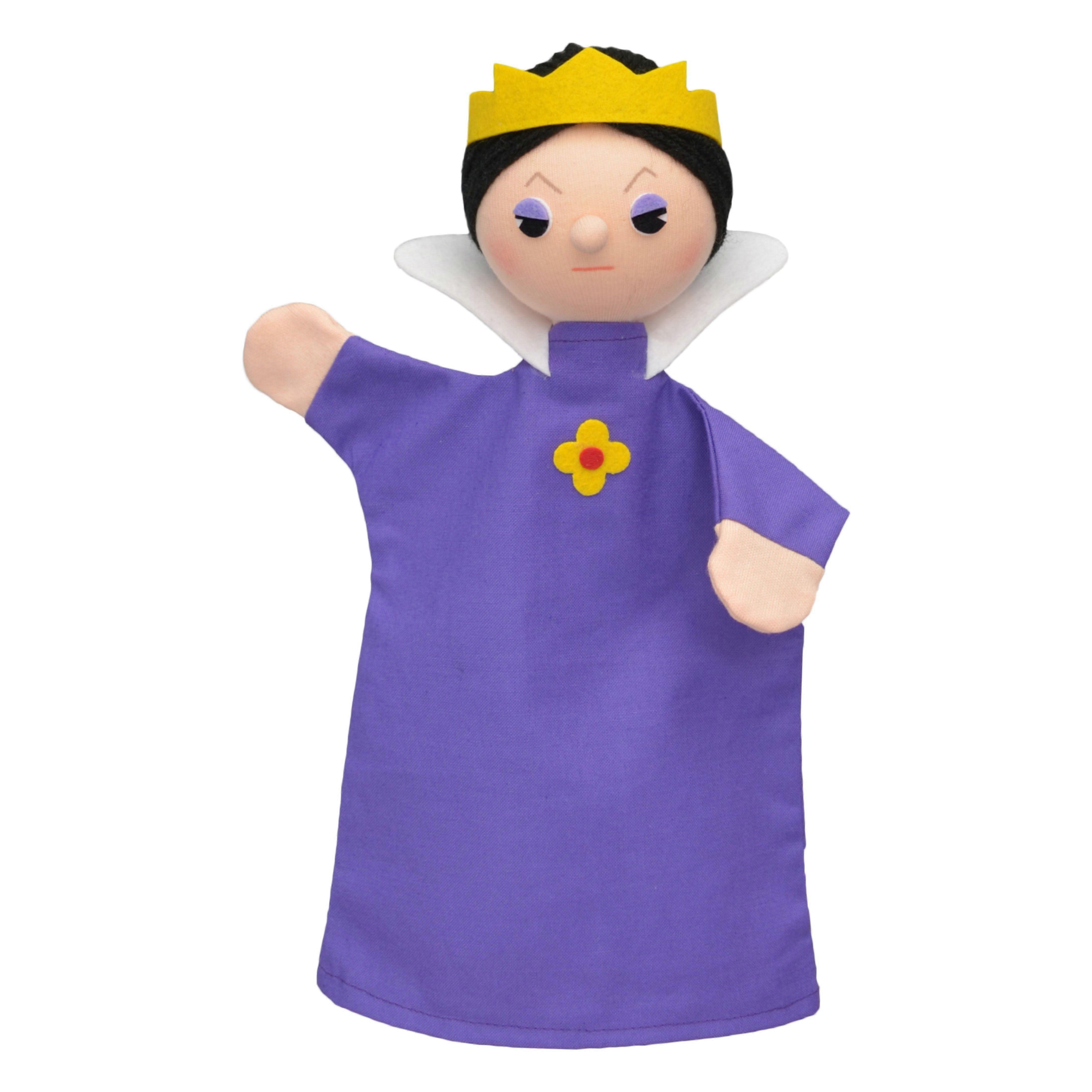 Hand puppet queen 26 cm, 22877A
