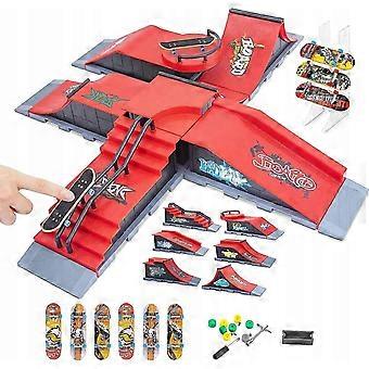 6 In 1 Toets Ramp Set Skatepark 6 Skateboard