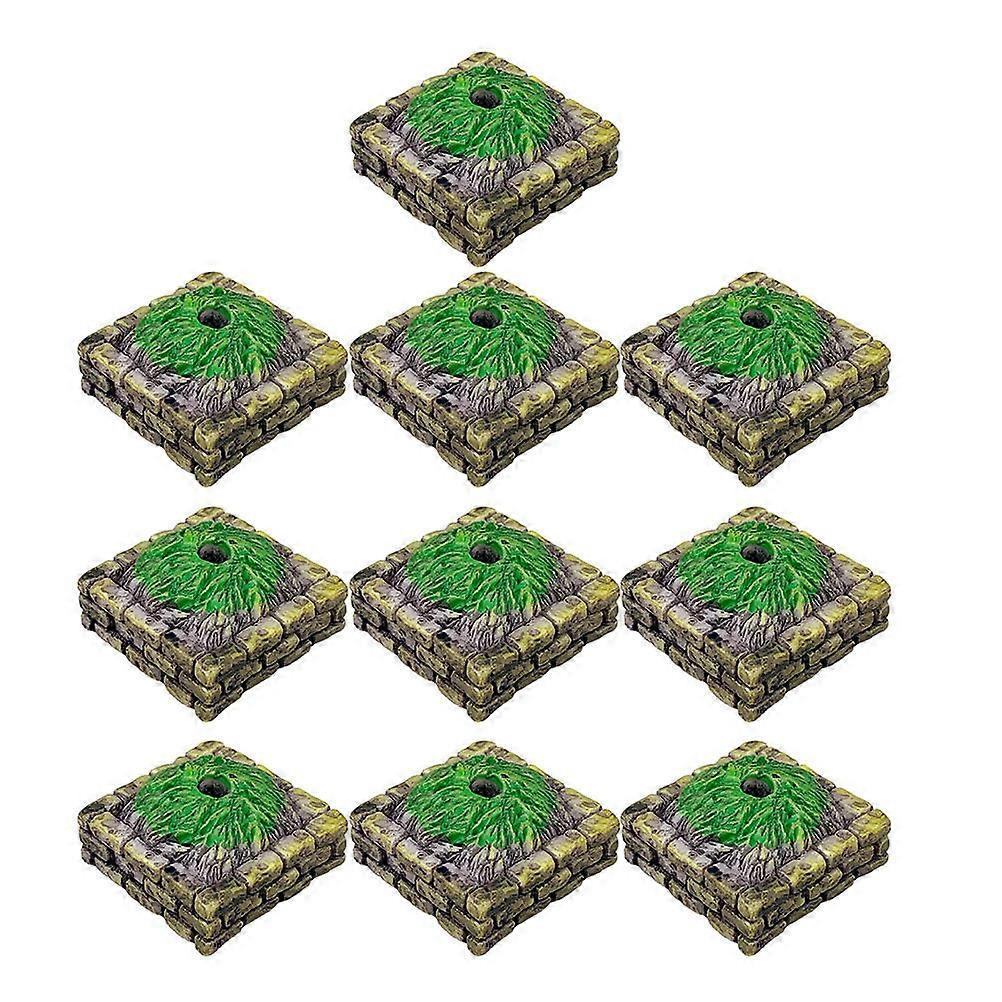 Sand Table Scenery Landscape Model Tree Altar Base with 40Pcs Pack