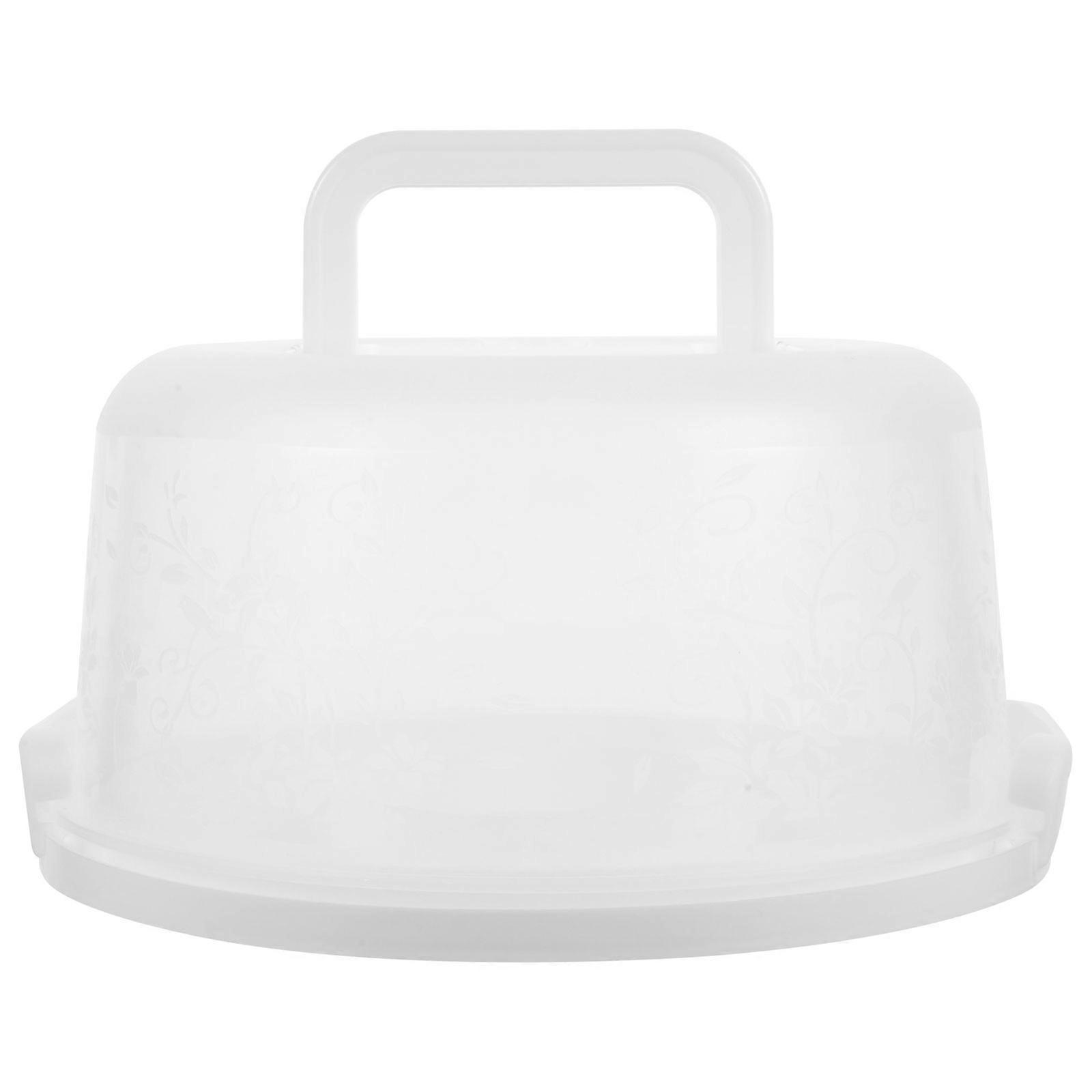 Cake Box Portable Bread Carrier with Lid for Storage