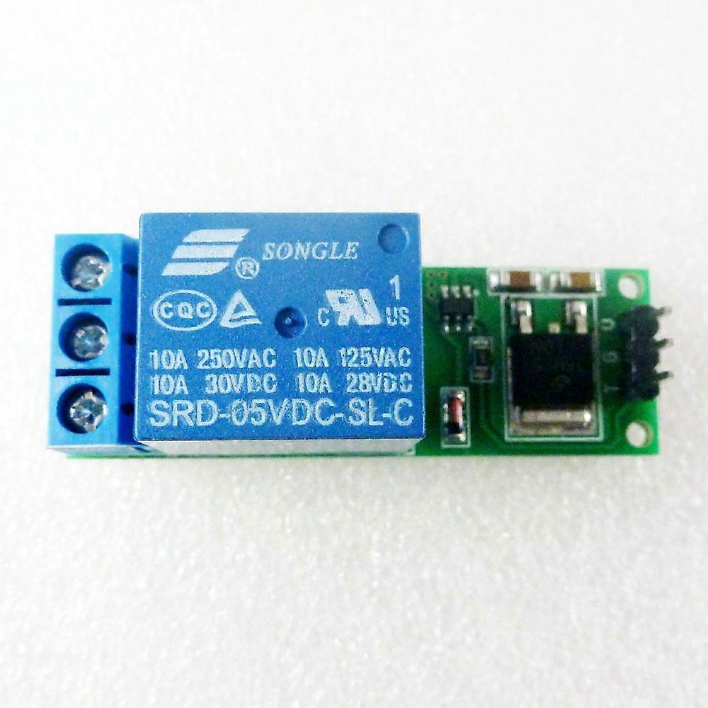 5Pcs 6-24V Flip-Flop Latch Relay Bistable Self-Locking Low Pulse Trigger Module