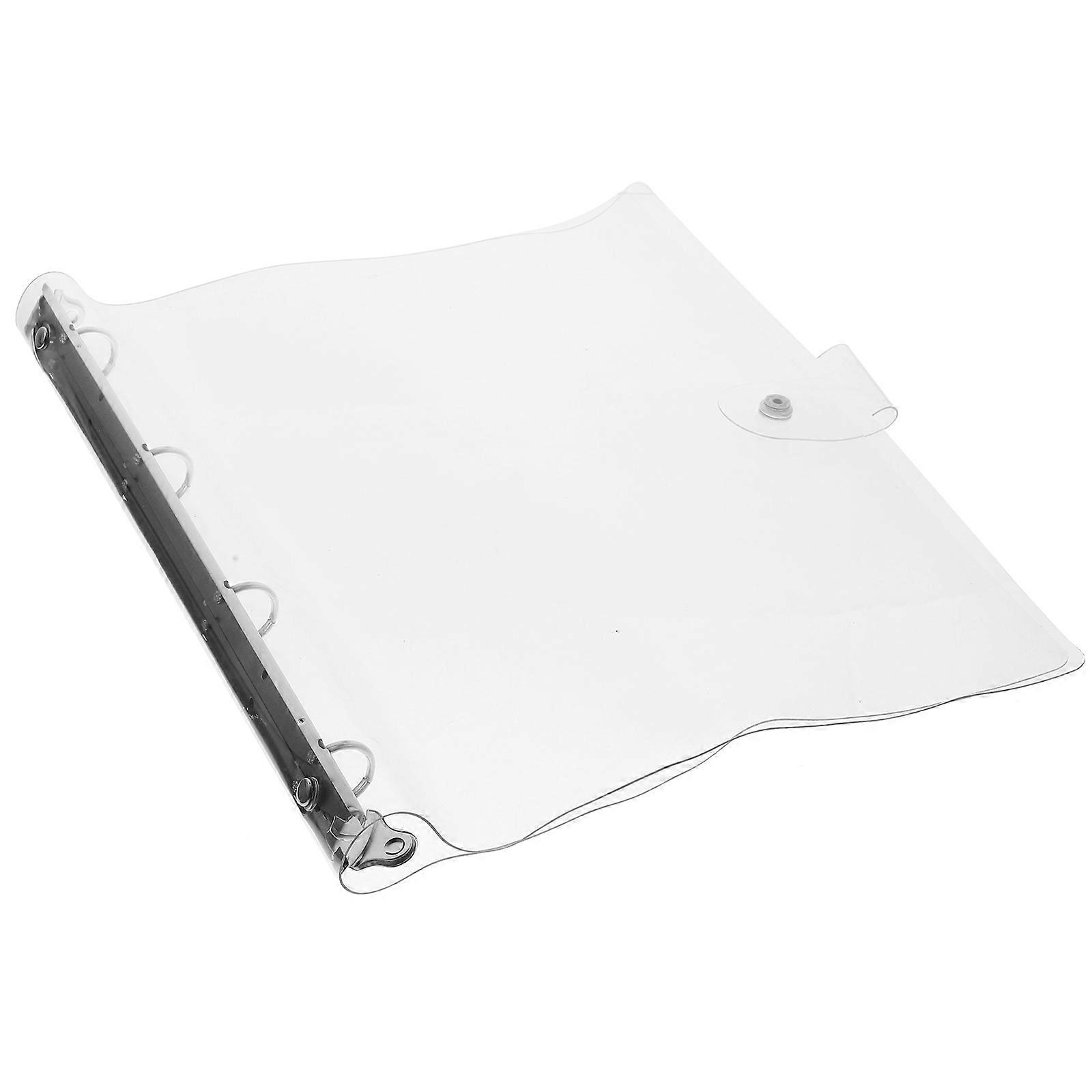 Transparent Plastic Binder Notebook Shell for Scrapbook Binder