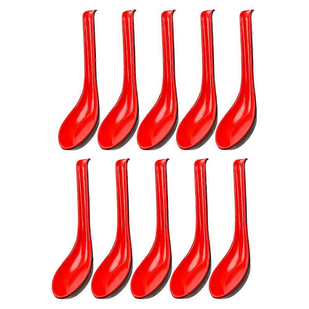 Household Ramen Spoon Made for Daily Use 10Pcs Multi-Function Dinner Spoons
