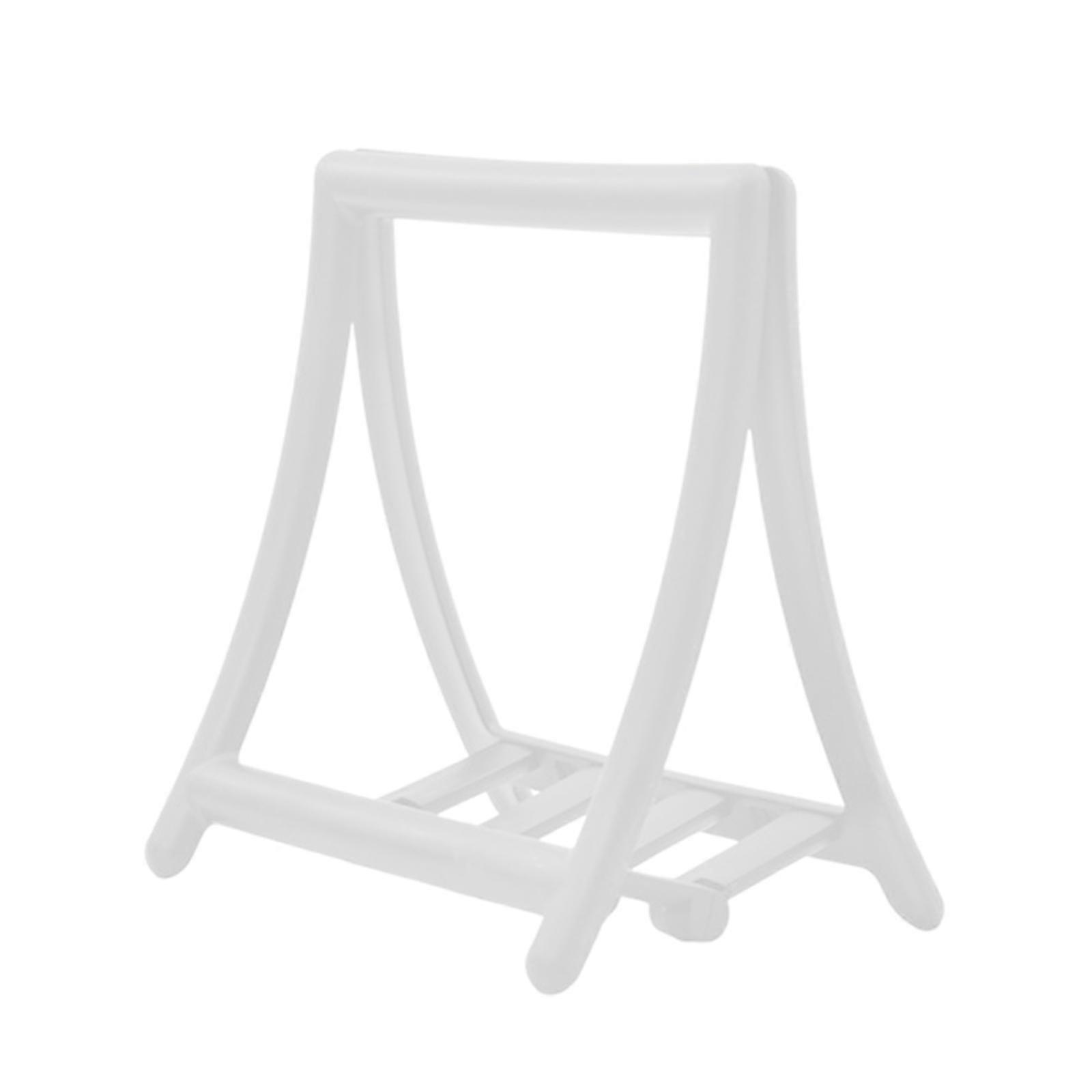 Space Saving Computer Desktop Shelf Stackable Design For Notebook Books And Stationery  White